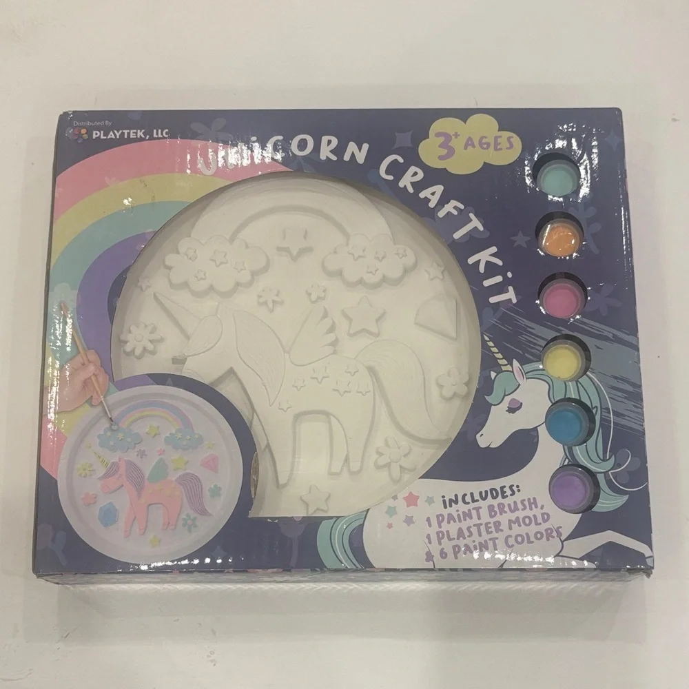 Playtex Unicorn Craft Kit - Purple, Pink & Blue Paint Set